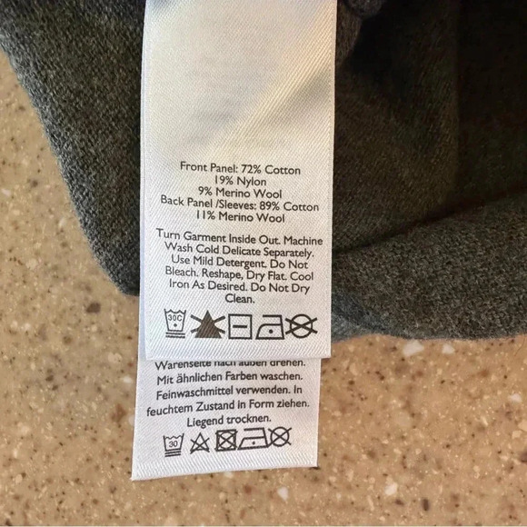 Eddie Bauer Vintage Men's Quarter Zip Pullover Size Small - Picture 6 of 7